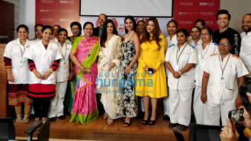 Bhagyashree snapped celebrating Women’s Day at Hinduja Healthcare Surgical