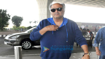 Boney Kapoor and Anil Kapoor snapped leaving for Haridwar