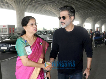 Boney Kapoor and Anil Kapoor snapped leaving for Haridwar