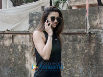 Daisy Shah spotted after a gym session in Bandra