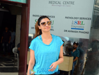 Daisy Shah spotted after a salon session in Bandra