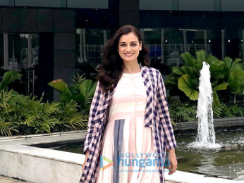 Dia Mirza snapped at the panel discussion with UNEP Asia Pacific