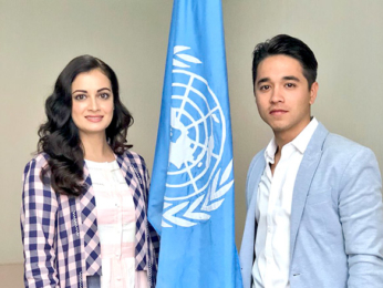 Dia Mirza snapped at the panel discussion with UNEP Asia Pacific