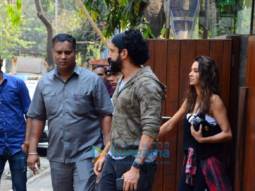 Farhan Akhtar and Anusha Dandekar spotted at Indigo Cafe in Bandra