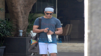 Farhan Akhtar and Mira Rajput snapped at Otters Club in Bandra