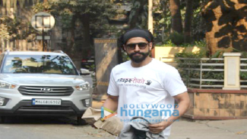 Farhan Akhtar spotted at dubbing studio