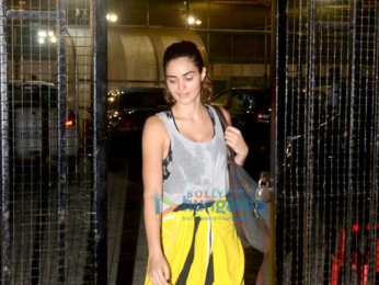 Gabriella Demetriades snapped at football groung Bandra