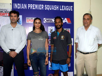 Gul Panag graces the launch of the Indian Premier Squash League