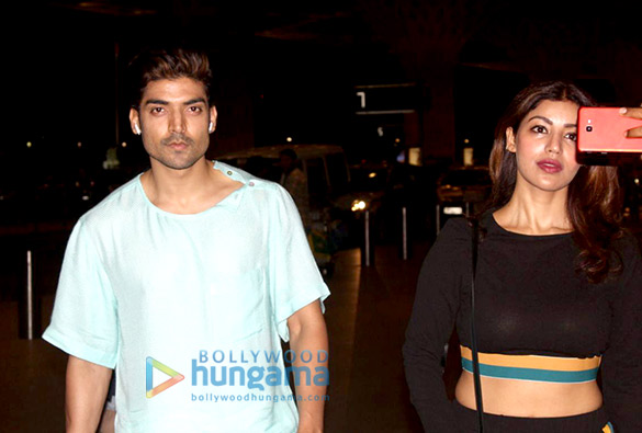 gurmeet choudhary debina bonnerjee and others snapped at the airport 6