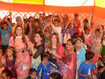 Gurpreet Kaur Chadha and Liza Malik celebrate Gudi Padwa with underprivileged kids