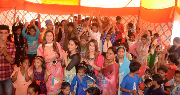 gurpreet kaur chadda and liza malik celebrate gudi padwa with underprivileged kids 3