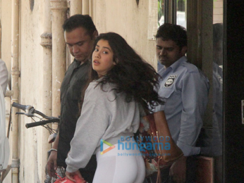 Janhvi Kapoor spotted at the gym in Bandra