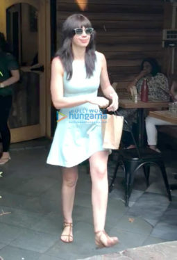 Kalki Koechlin snapped at Farmers Cafe Bandra