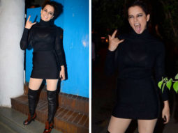#WildWednesday: Oh boy! Kangana Ranaut goes badass in black!