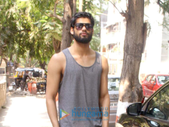 Karan Kapadia snapped outside a gym in Juhu
