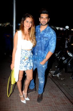 Karan Kundra and Anusha Dandekar spotted in Bandra