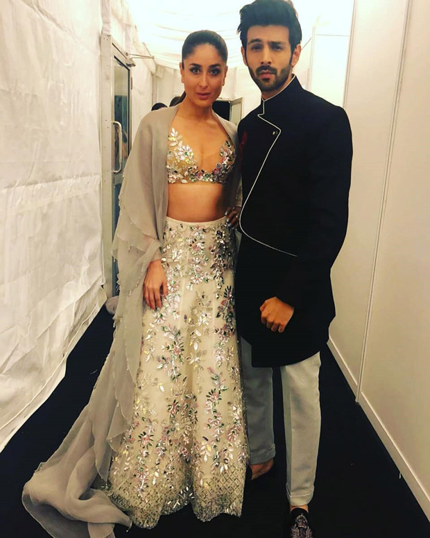 Kareena Kapoor Khan and Kartik Aaryan strike a pose