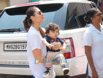 Kareena Kapoor Khan and Taimur Ali Khan snapped at Mehboob Studio