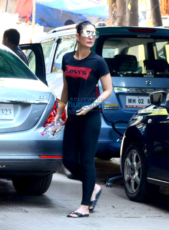 Kareena Kapoor Khan snapped at the gym in Bandra
