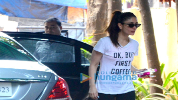 Kareena Kapoor Khan spotted at the gym in Bandra