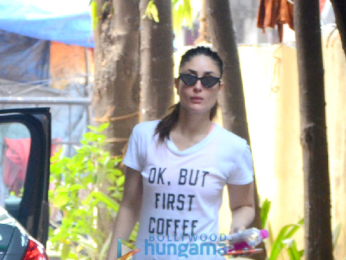 Kareena Kapoor Khan spotted at the gym in Bandra