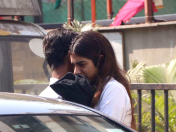 Khushi Kapoor snapped with her boyfriend