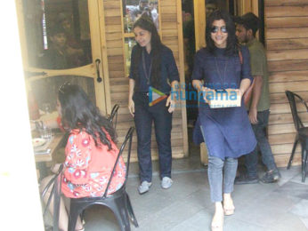 Konkona Sen Sharma snapped at Farmer's Cafe