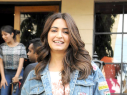 Kriti Kharbanda snapped at shoot in Andheri