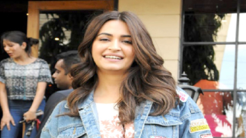 Kriti Kharbanda snapped at shoot in Andheri
