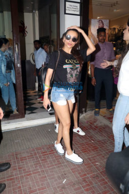 Malaika Arora and Amrita Arora spotted at Bastian in Bandra