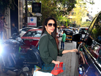 Malaika Arora spotted at Muah salon in Khar