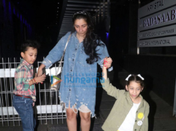 Manyata Dutt and kids spotted at Hakkasan