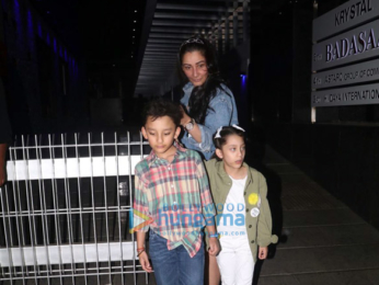 Manyata Dutt and kids spotted at Hakkasan