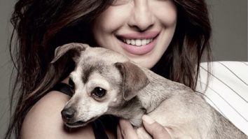 Mush Alert! Priyanka Chopra striking a pose with her pet pooch Diana for Elle India is the cutest thing you will see today!