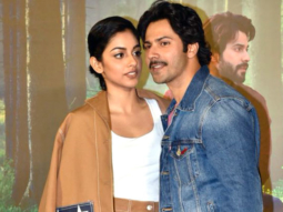 Varun Dhawan REVEALS Banita Sandhu Would Always Hide From Paparazzi | October Trailer Launch