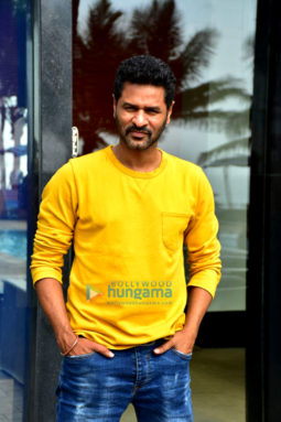 Prabhu Dheva snapped during media interactions