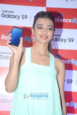 Radhika Apte snapped at the launch of the new Samsung Galaxy S9+