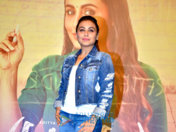 Rani Mukerji snapped at Hichki success party