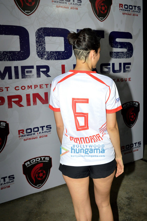 ranveer singh mandana karimi and others snapped attending the roots premiere league 8