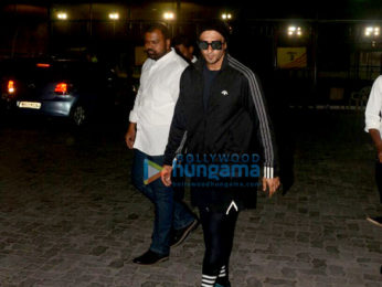 Ranveer Singh and Dino Morea snapped at football ground in Bandra
