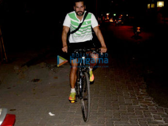 Ranveer Singh and Dino Morea snapped at football ground in Bandra