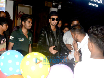 Ranveer Singh snapped at Bastian in Bandra