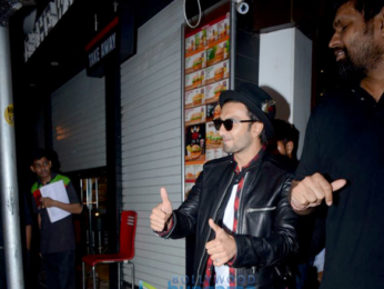 Ranveer Singh snapped outside Bastian in Bandra