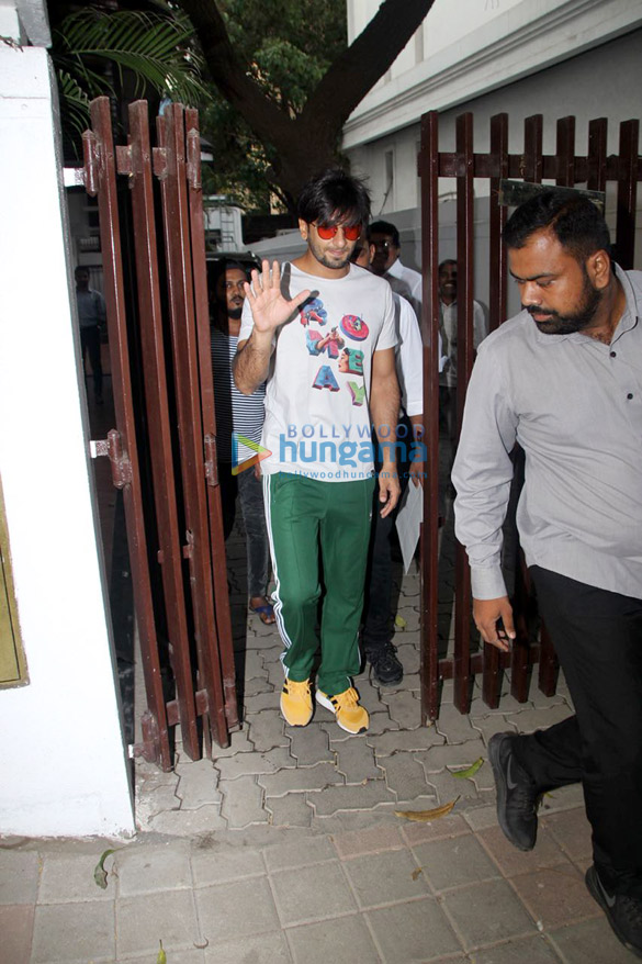 Ranveer Singh spotted in Bandra