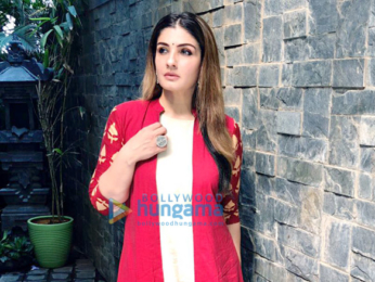 Raveena Tandon snapped attending a Women's Day event