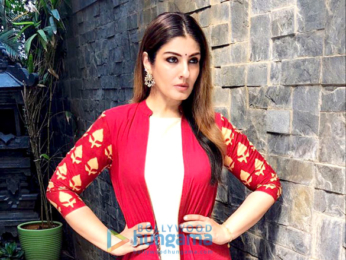 Raveena Tandon snapped attending a Women's Day event