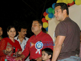 Salman Khan snapped at an event in Versova