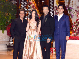 Shah Rukh Khan, Katrina Kaif, Karan Johar and others snapped at Akash Ambani and Shloka Mehta’s pre-engagement