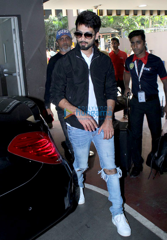 shahid kapoor kajal aggarwal and others snapped at the airport 005 1
