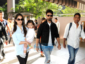 Shahid Kapoor, Mira Rajput And Elli Avram others snapped at the airport